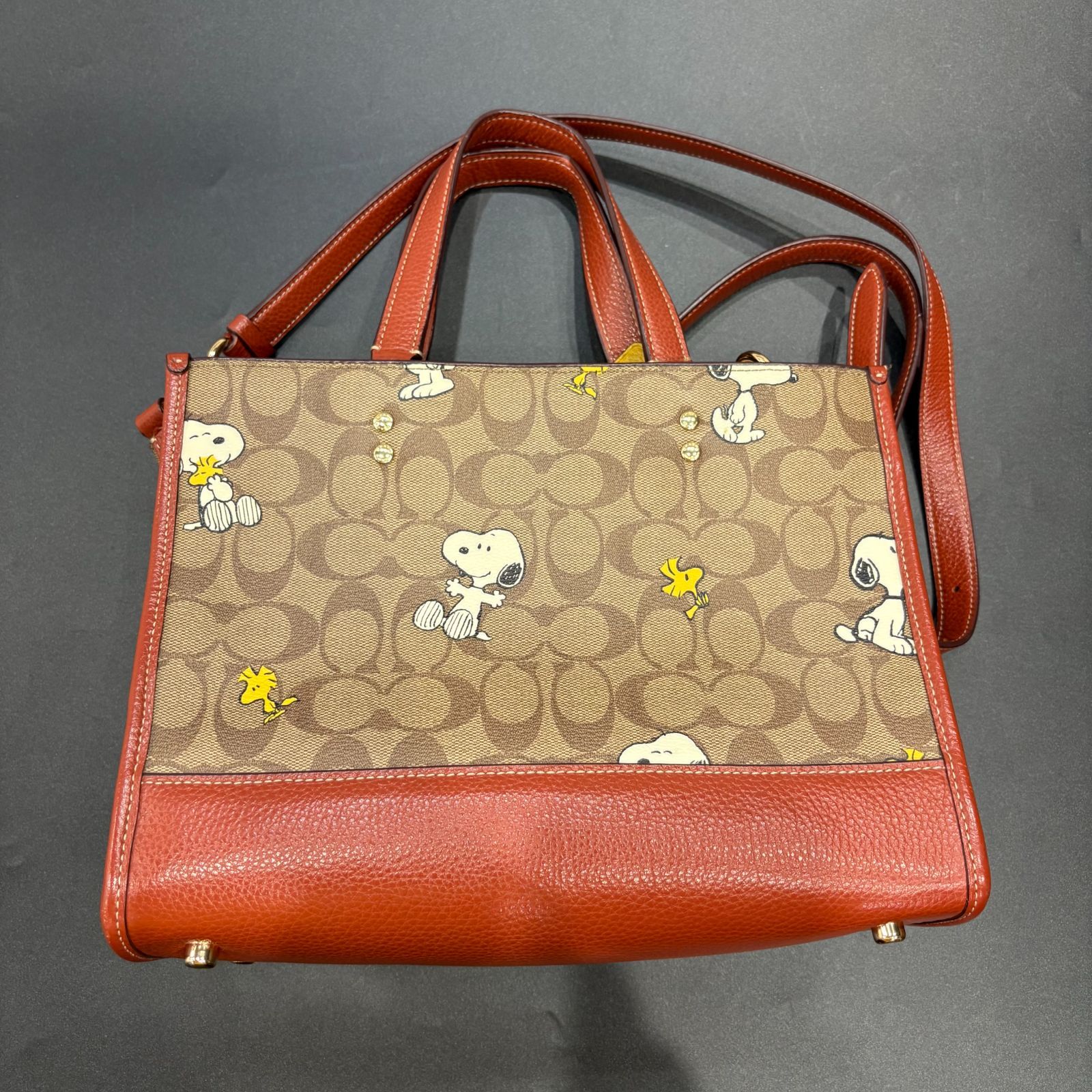 コーチ 2 wayバッグ スヌーピー