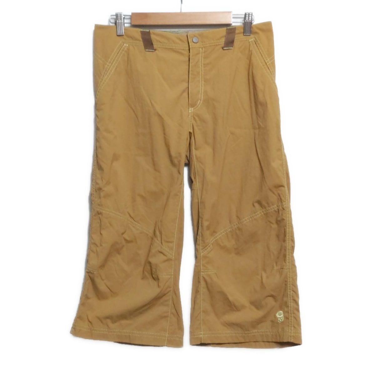 MountainHardwear マウンテンハードウェア パンツ サイズM レディース - ライトブラウン×ブラウン クロップド 半端丈