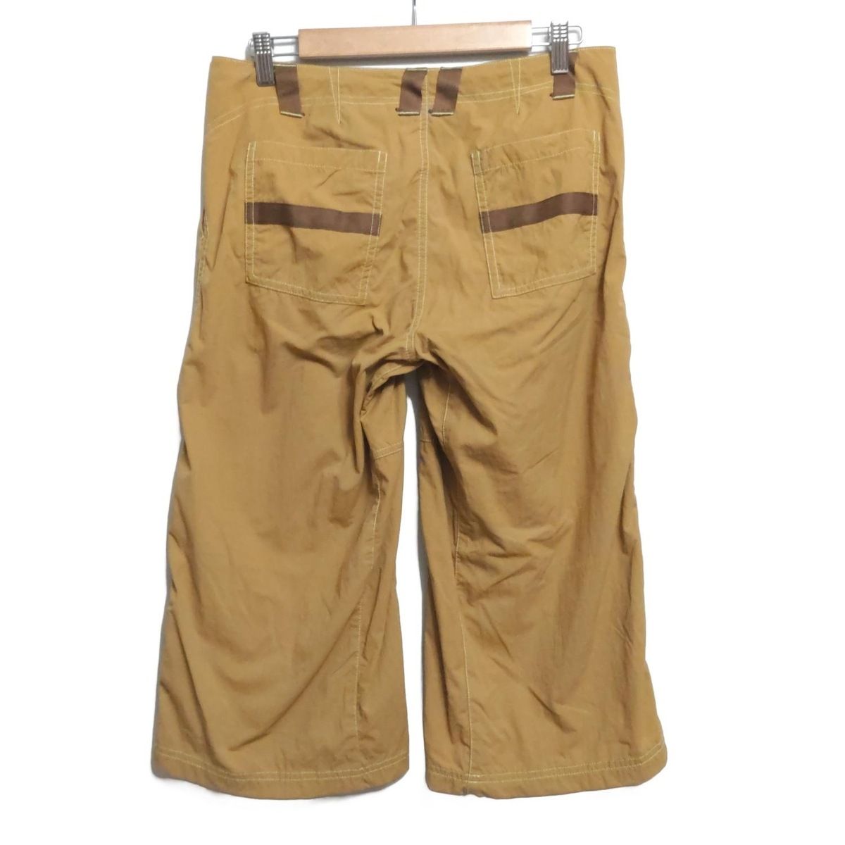 MountainHardwear マウンテンハードウェア パンツ サイズM レディース - ライトブラウン×ブラウン クロップド 半端丈