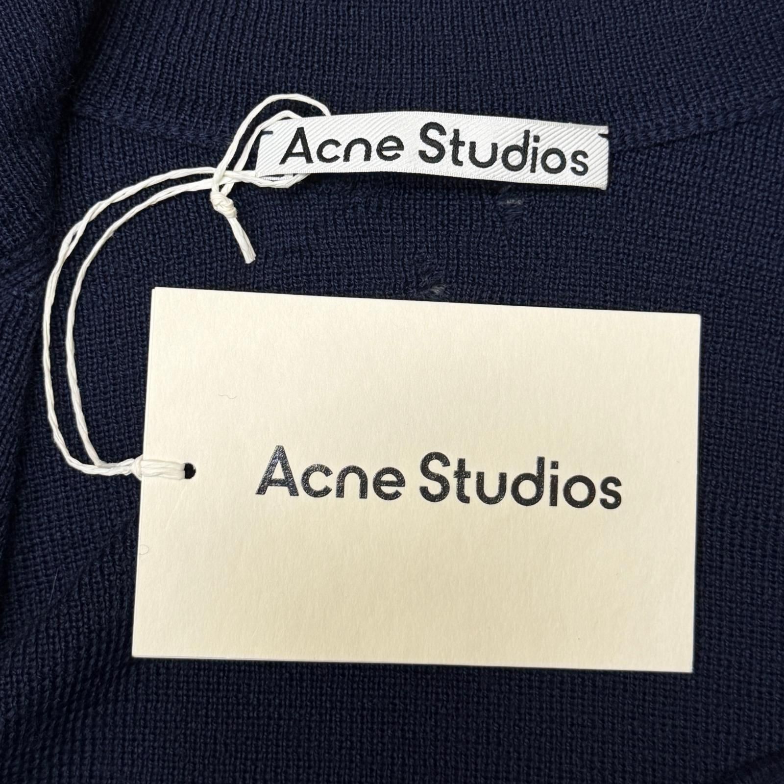 ACNE STUDIOS 24AW Distressed zip cardigan ディストレスジップ