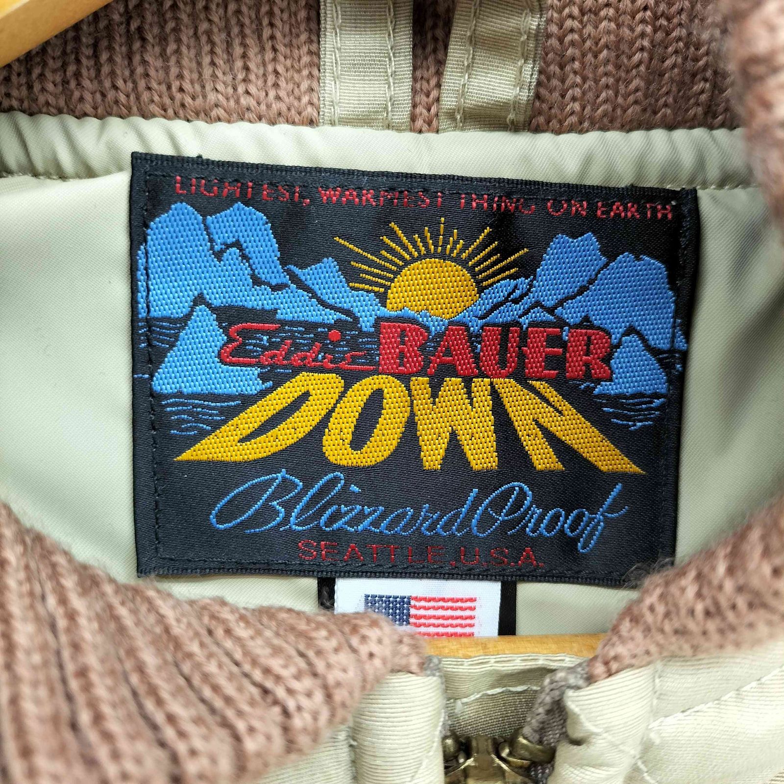 エディーバウアー Eddie Bauer 日の出タグ 復刻 USA製 SKYLINER