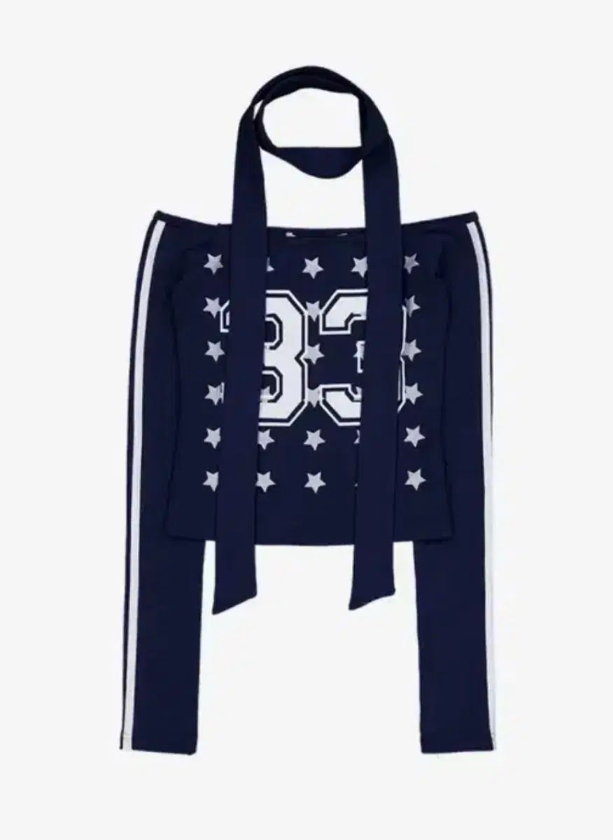 セットアップエクス 33スター オフショルダー セット ネイビー