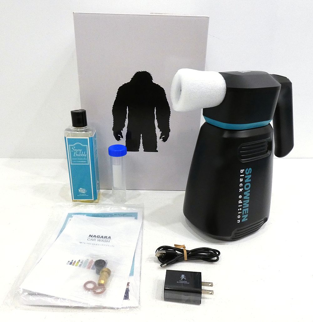 小牧店】ながら洗車 スノーメンブラックエディション 誰でも泡洗車体験