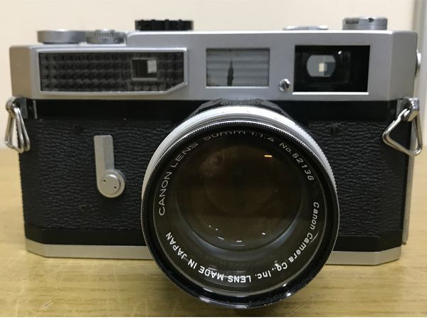 CANON キャノン MODEL7 ボディ、50mm 1:1.4 レンズ カメラ ジャンク