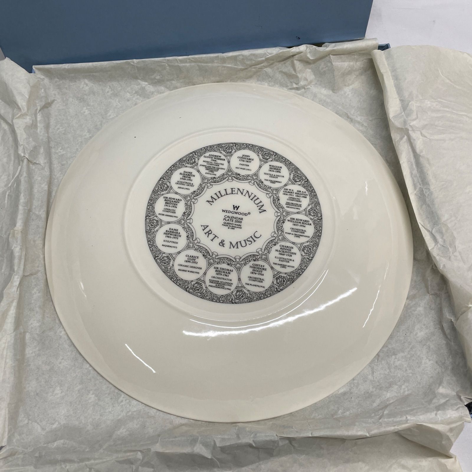 ◇ WEDGWOOD ANNUAL CALENDAR PLATE 2000 イヤープレート 2000年