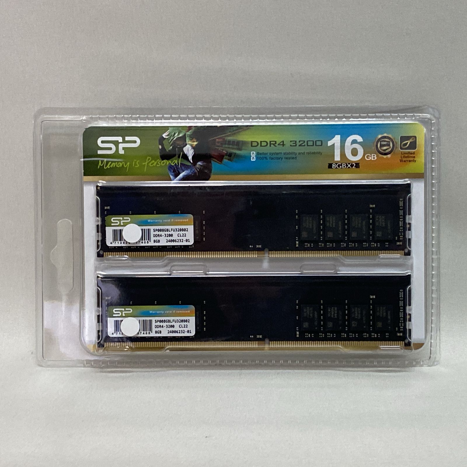 浜館65-659 Silicon Power デスクトップPC用 メモリ DDR 4-3200 PC 4-25600 8 GB× 16 GB