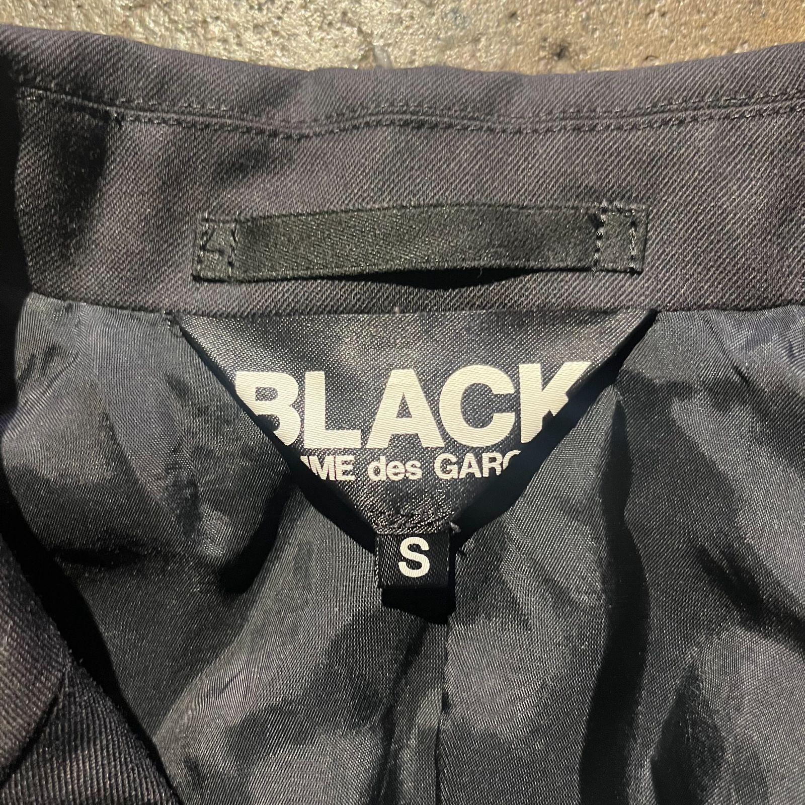BLACK COMME des GARCONS 15aw 燕尾ジャケット S ブラック