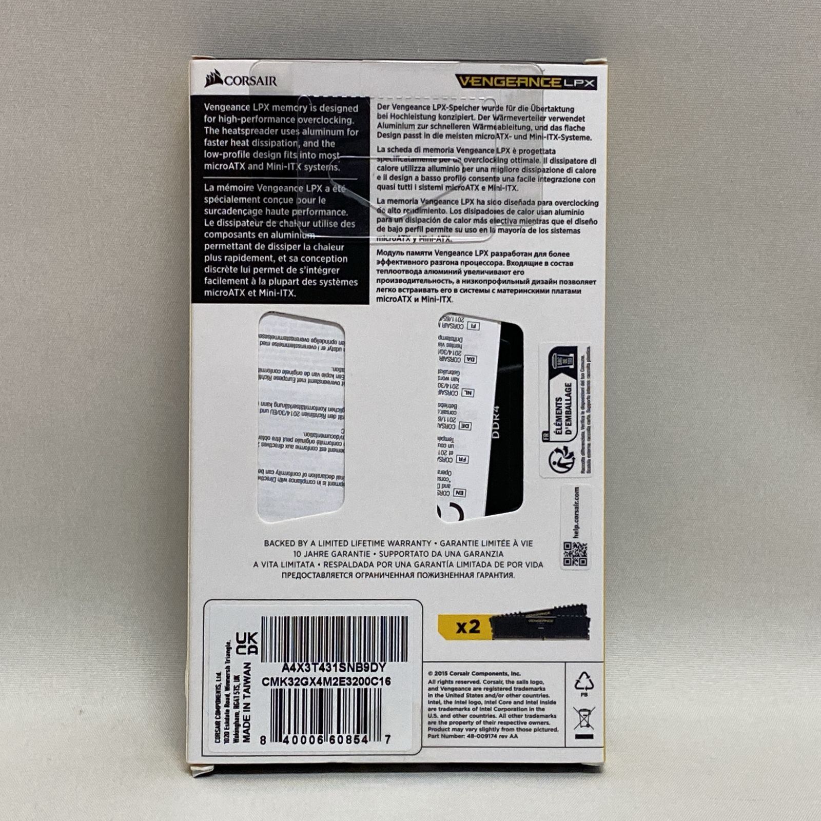 浜館65 660 CORSAIR デスクトップPC用 メモリ DDR 4 3200 PC 25600 16 GB 2 32 品