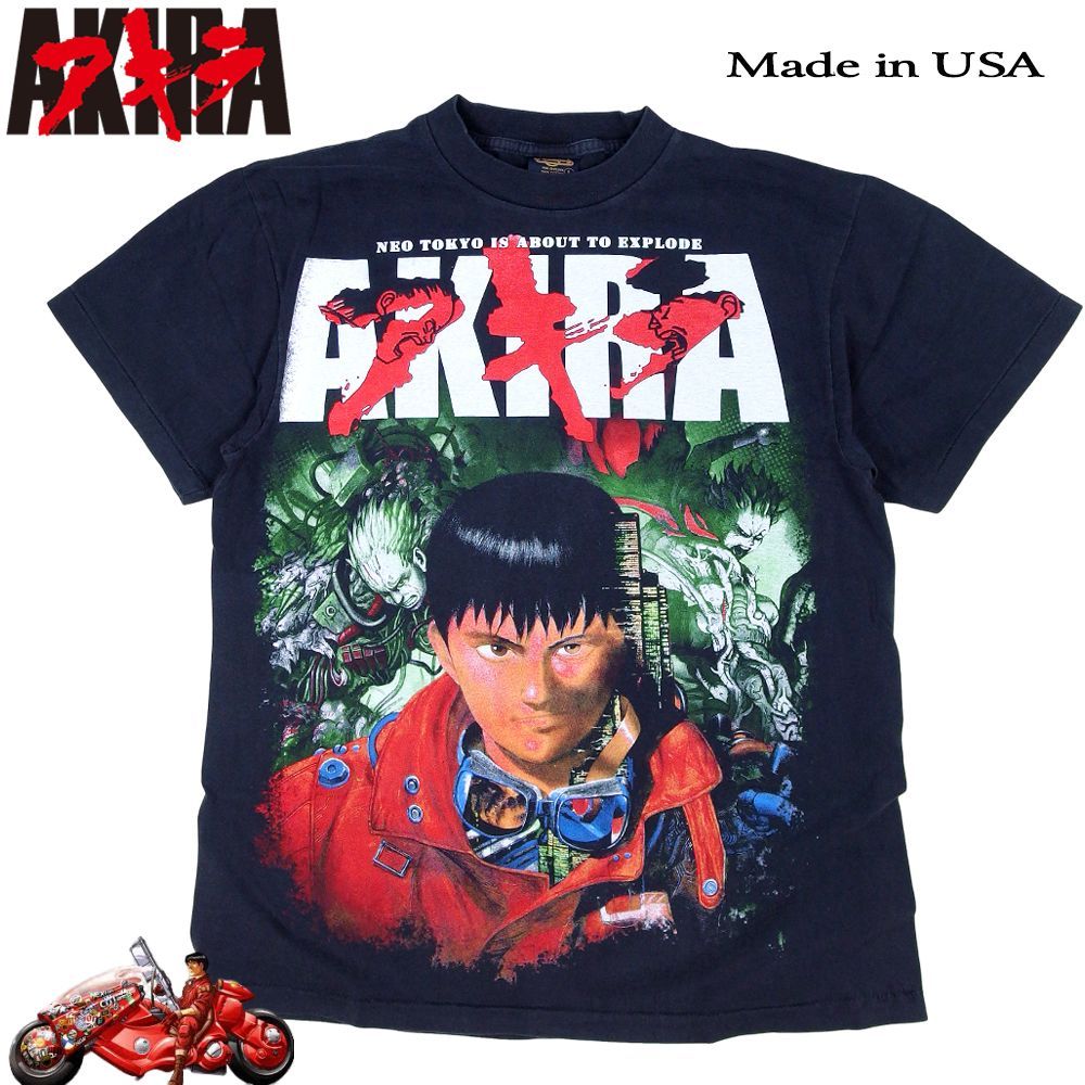 350 AKIRA アキラ アニメ Tシャツ 美品 USA製 ブラック Lサイズ 半袖
