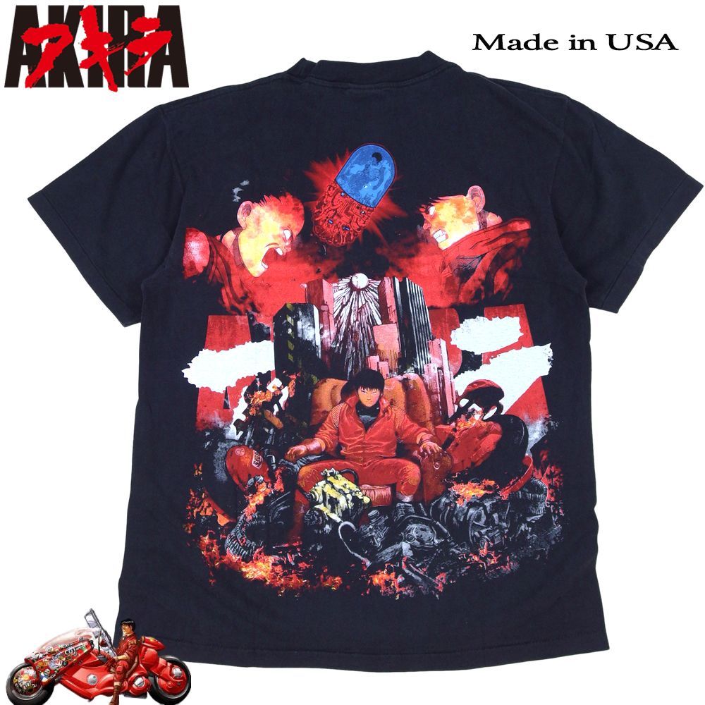 350 AKIRA アキラ アニメ Tシャツ 美品 USA製 ブラック Lサイズ 半袖
