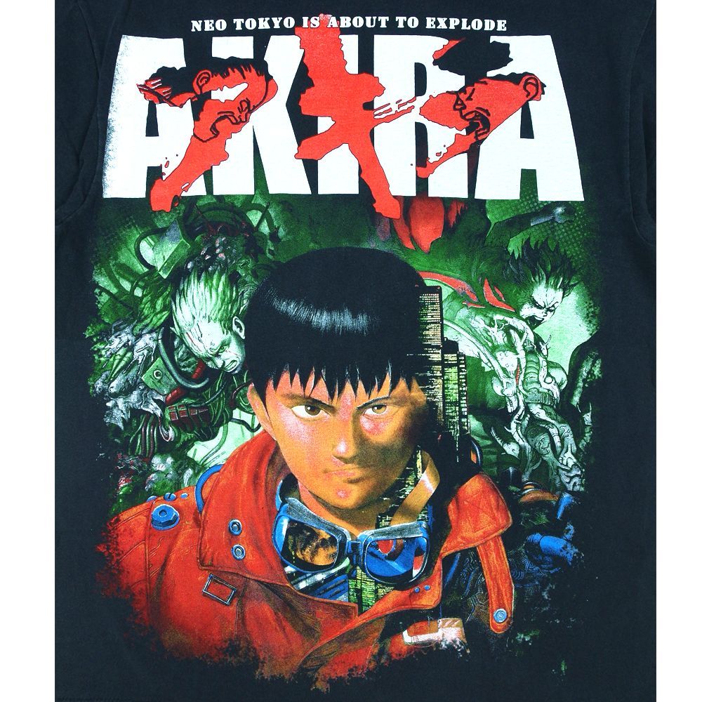 350 AKIRA アキラ アニメ Tシャツ 美品 USA製 ブラック Lサイズ 半袖