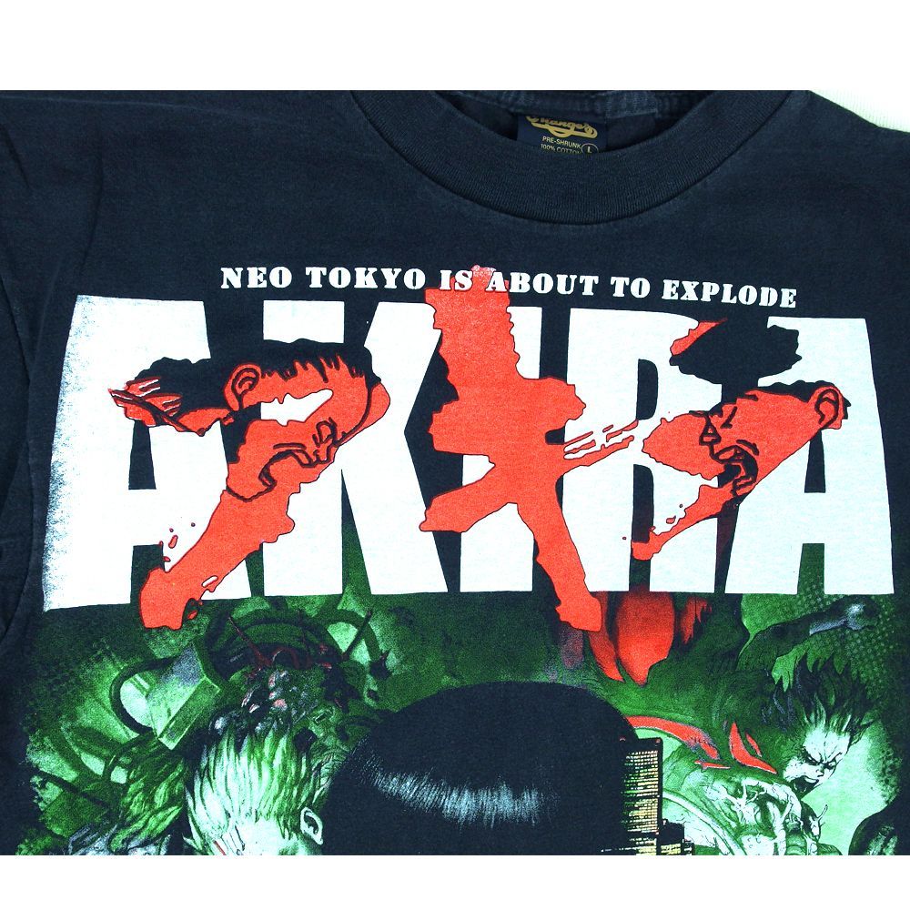 350 AKIRA アキラ アニメ Tシャツ 美品 USA製 ブラック Lサイズ 半袖