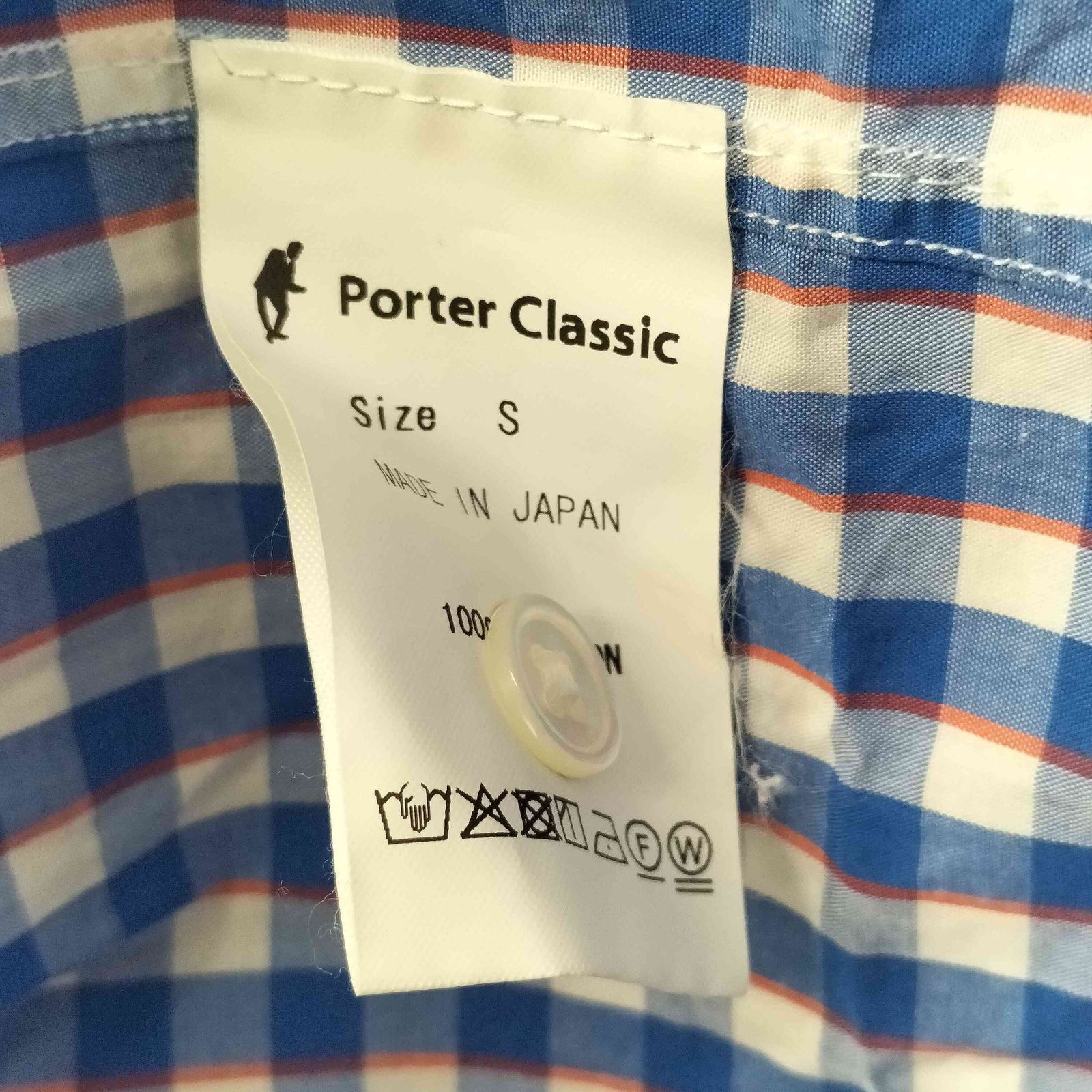 ポータークラシック PORTER CLASSIC ROLL UP TRICOLOR SHIRT メンズ