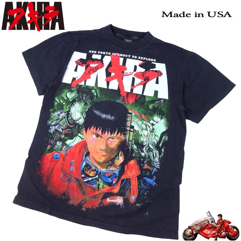 350 AKIRA アキラ アニメ Tシャツ 美品 USA製 ブラック Lサイズ 半袖