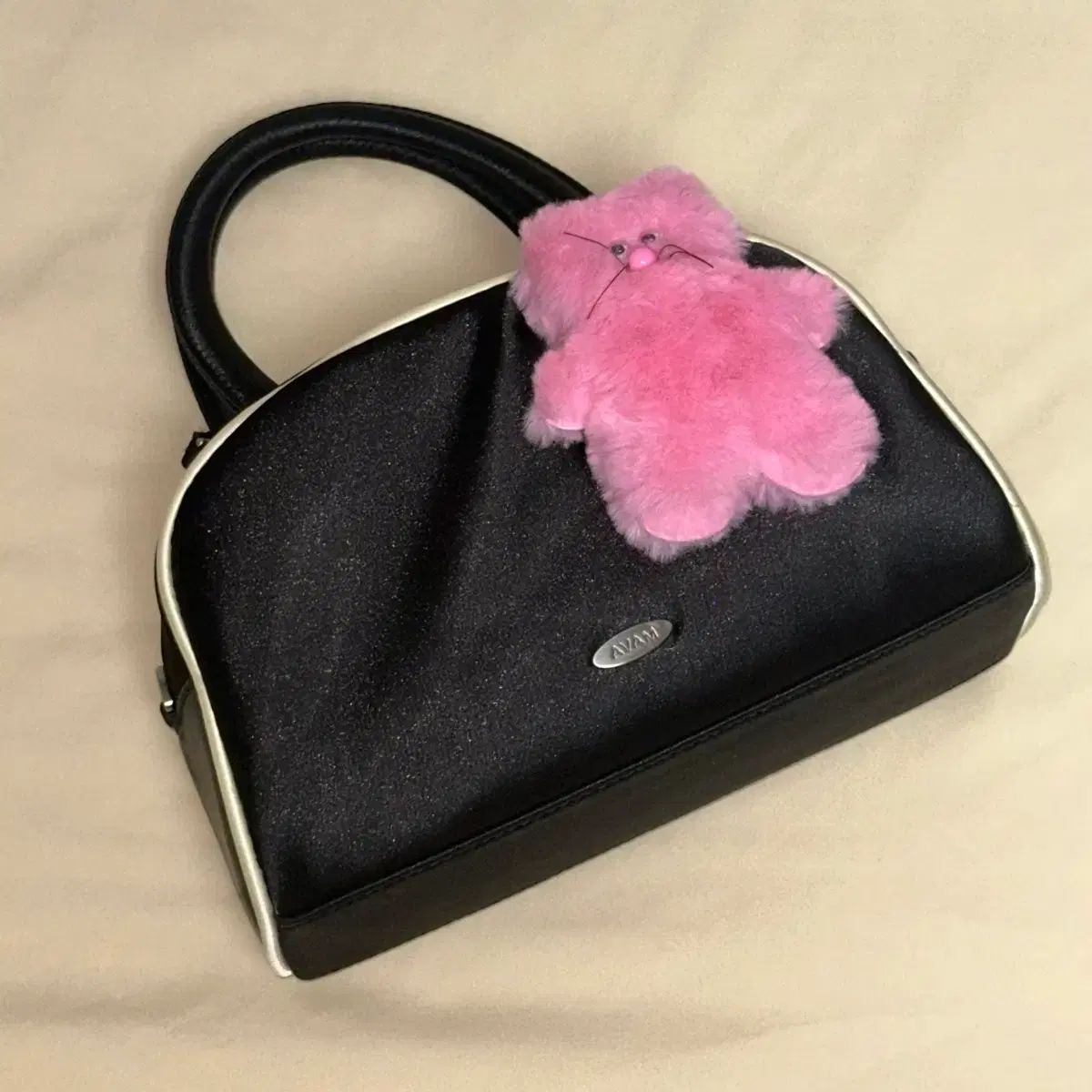 アヴァム モナムヒ サテン ミニ トートバッグ