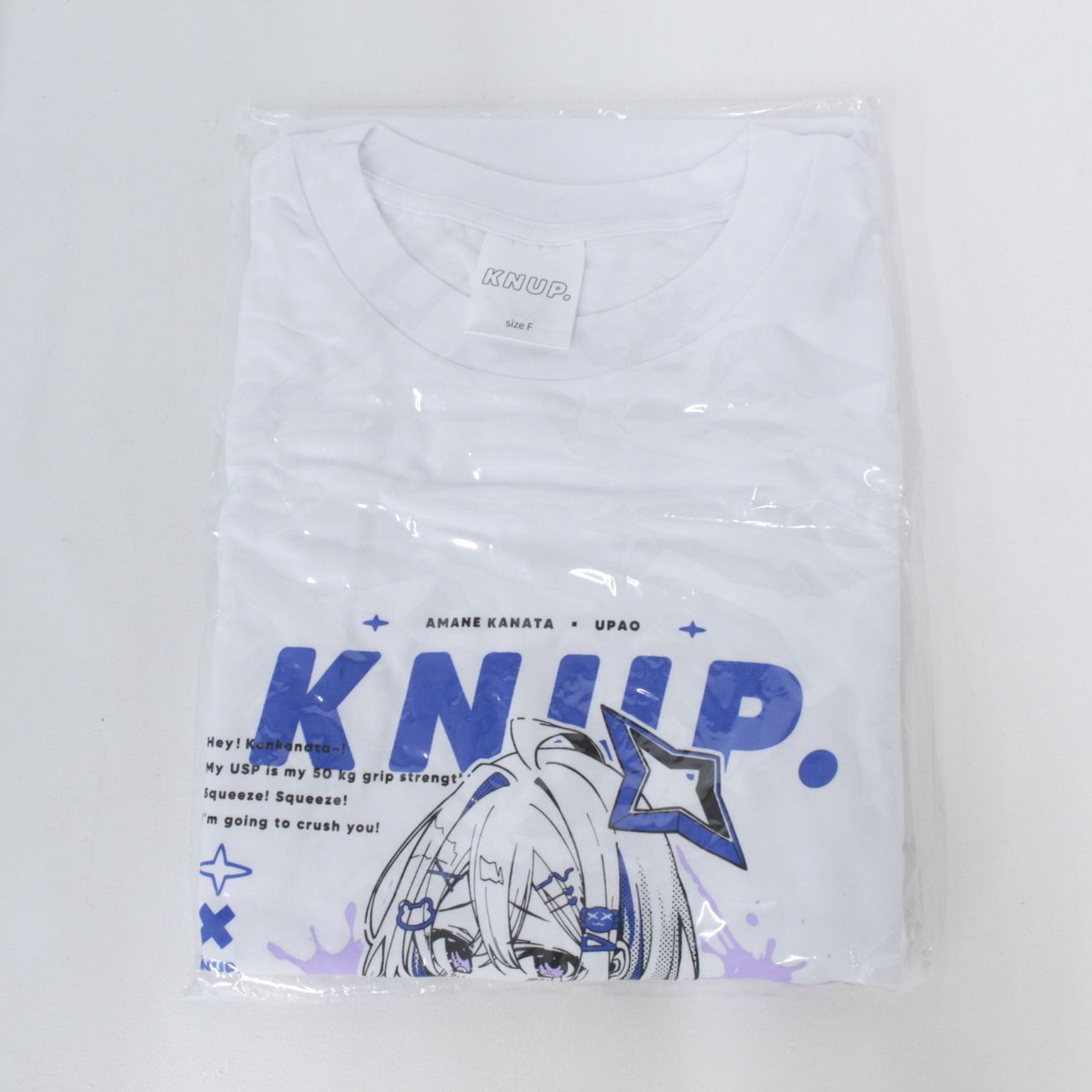 加古川物流 天音かなた KNUP Tシャツ ホワイト フリーサイズ ホロライブ 718