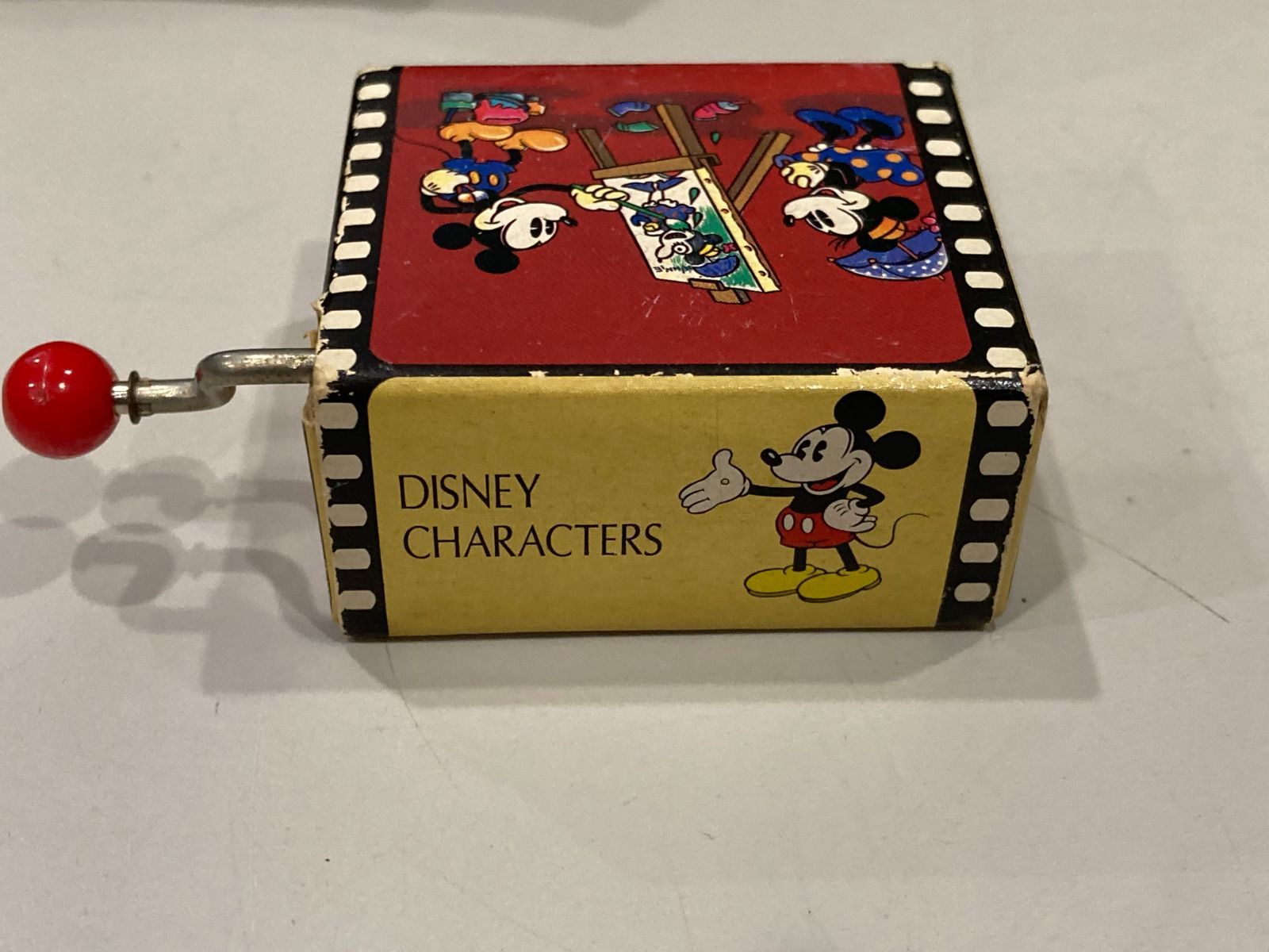 レトロ ディズニー 手回しオルゴール 東京ディズニーランド ミッキー