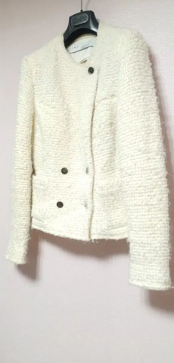 IRO イロ ツイード ジャケット アイボリー 34号