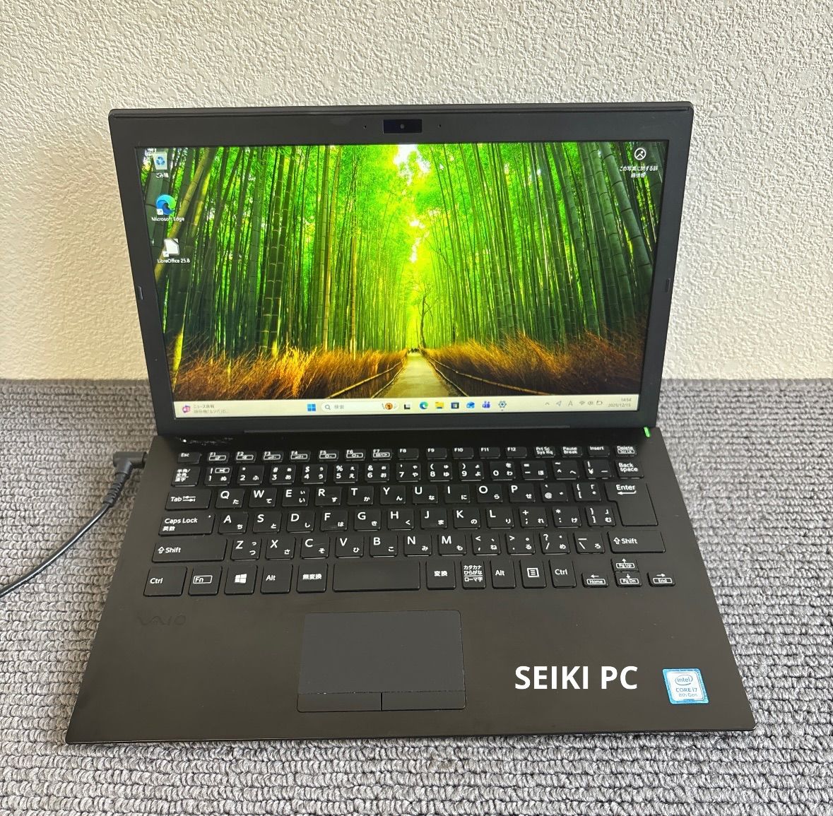 Sony VAIO VJPG11C11N i7-8550U メモリ8GB SSD 256GB Win11 AC付き