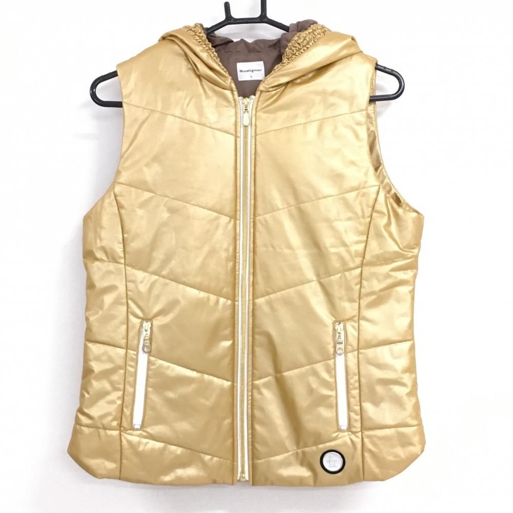 1円】MUNSING WEAR マンシングウェア 中綿ベスト ネイビー系 3L
