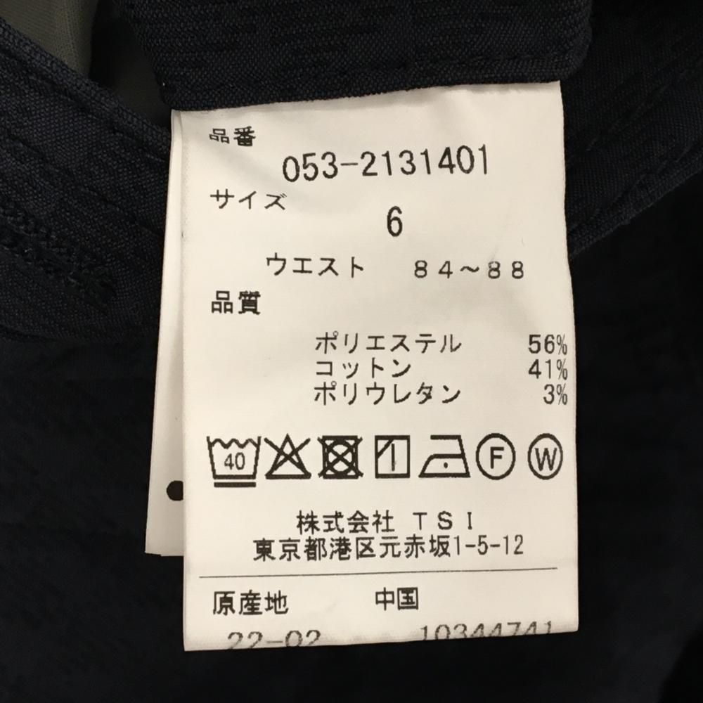 【美品】パーリーゲイツ　サイズ6 美品】パーリーゲイツ パンツ 千鳥格子 ロゴ白 メンズ 6(XL) ゴルフ