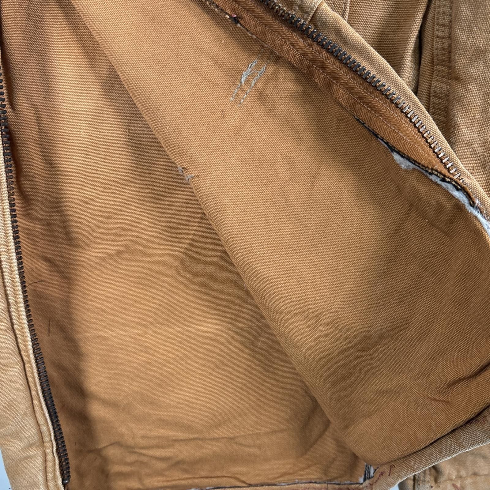 古着 カーハート Carhartt オーバーオール ダック ワンポイントロゴ