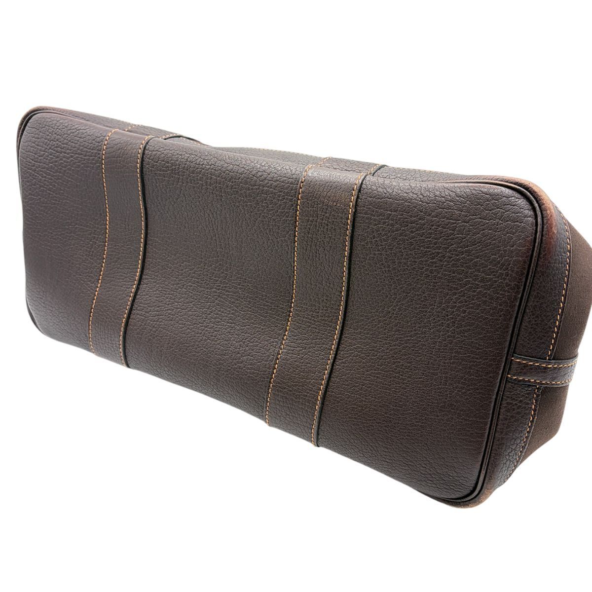 キャンバス×レザー