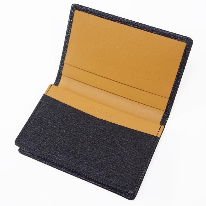 マッキントッシュフィロソフィー 牛革 名刺入れ ロイヤル メンズ ブラック 定価13 200円 レザー パスケース プレゼント ギフト 無料ラッピング