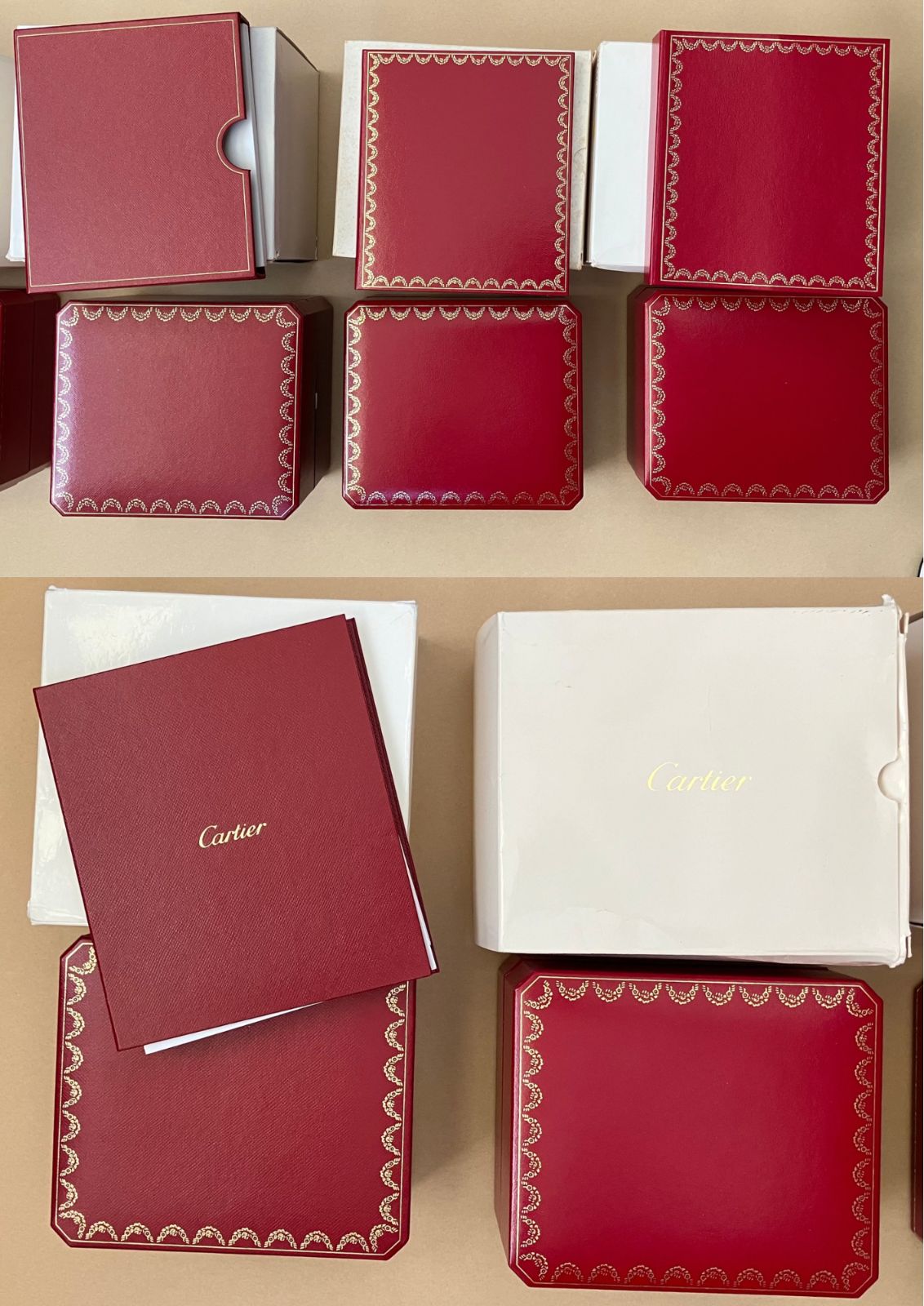 カルティエ Cartier 時計の空箱 空き箱 ケース セット