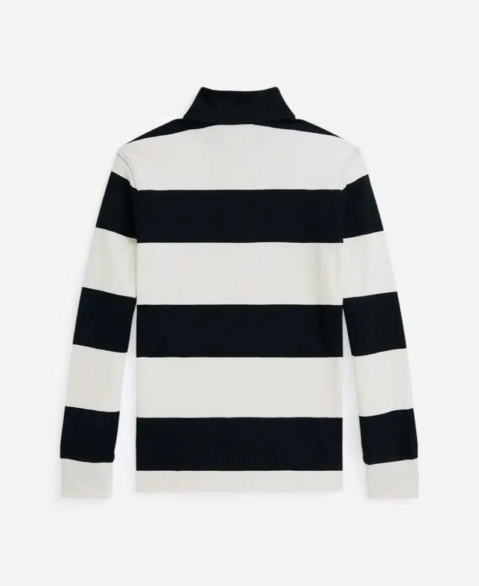 ポロ ストライプ 쿼터ジップ レディース