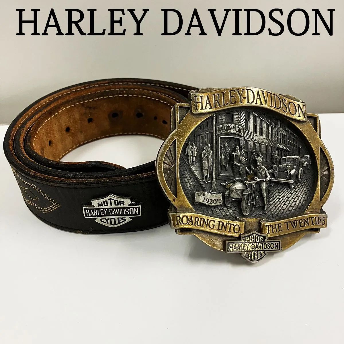 HARLEY DAVIDSON ハーレーダビットソン ベルト バックル ヴィンテージ