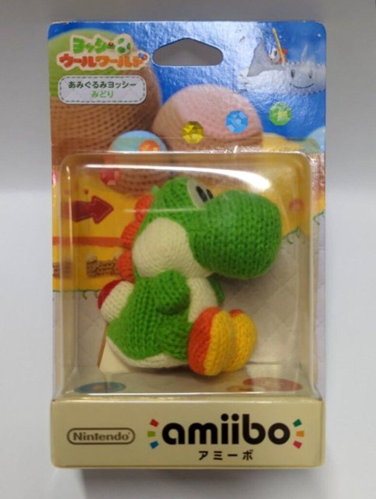 任天堂 amiibo ヨッシーウールワールド あみぐるみヨッシー みどり