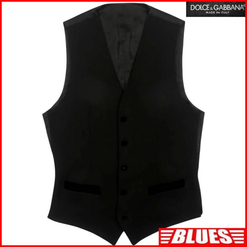 DOLCE&GABBANA ドルチェ＆ガッバーナベスト イタリア製 ジレ S ウール