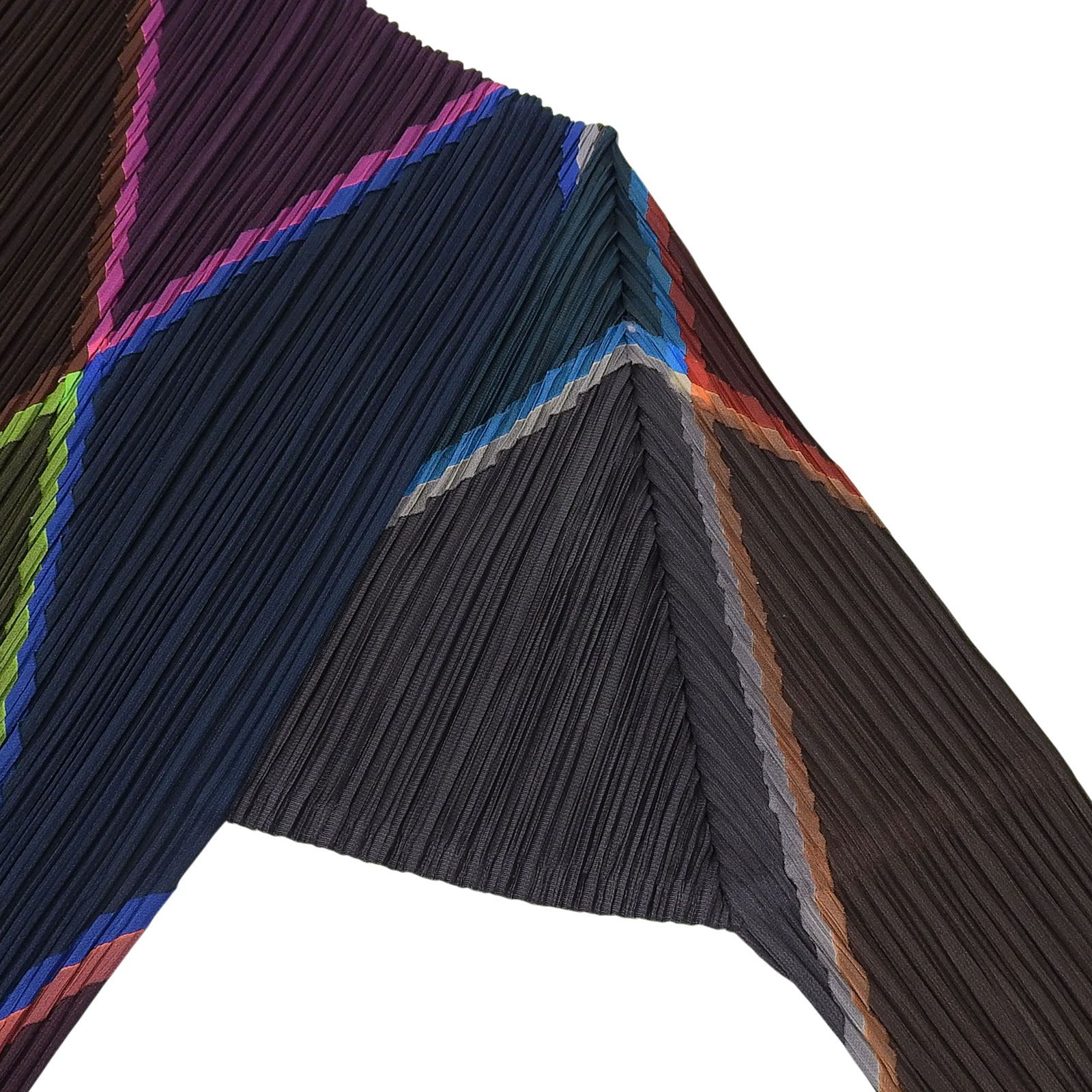 極美品　PLEATS PLEASE ハイネック　マルチカラー　イッセイミヤケ 極美品△PLEATS PLEASE プリーツプリーズ イッセイミヤケ PP64-JK125