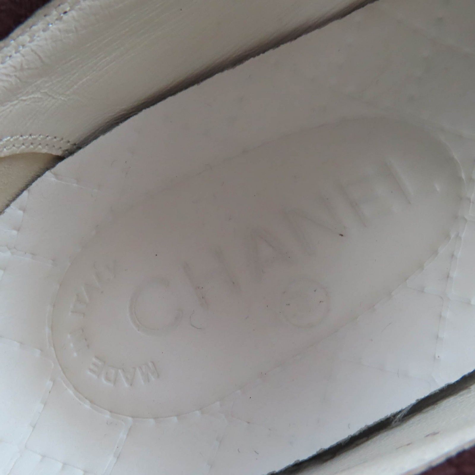 CHANEL シャネル 16 B G 31713 バックココマーク ツイード スウェードレザー使い スニーカー スリッポン グレー系 36 箱 保存袋付き イタリア製 レディース スリッポン 靴