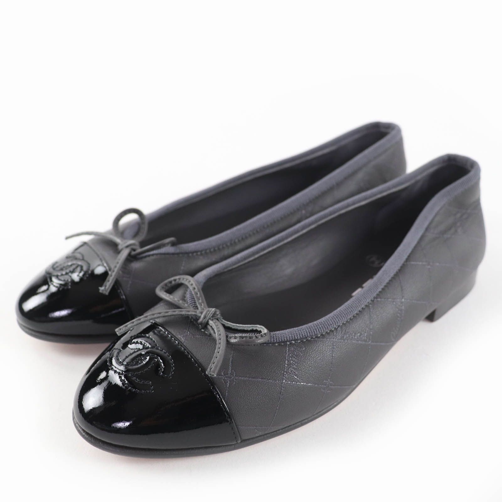 美品☆CHANEL シャネル G02819 ココマーク・ロゴデザイン リボン