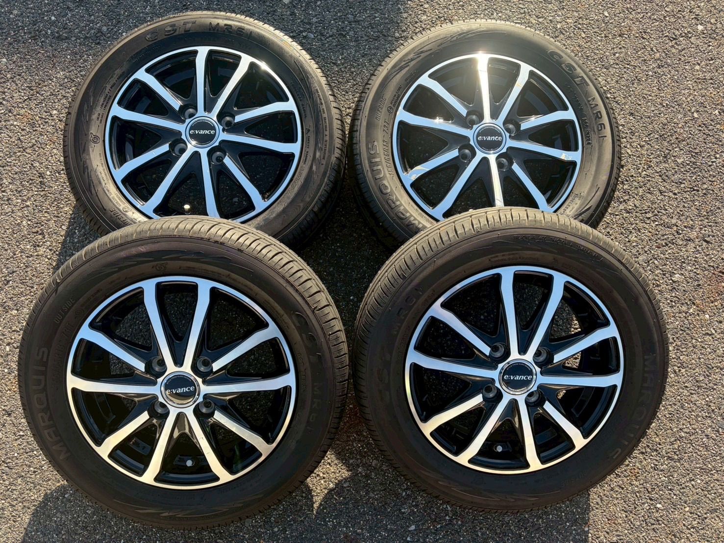 2511 139 05 サマータイヤ ラジアルタイヤ 13インチ 155 65 R 13 e vance MARQUIS CST MR 61 製