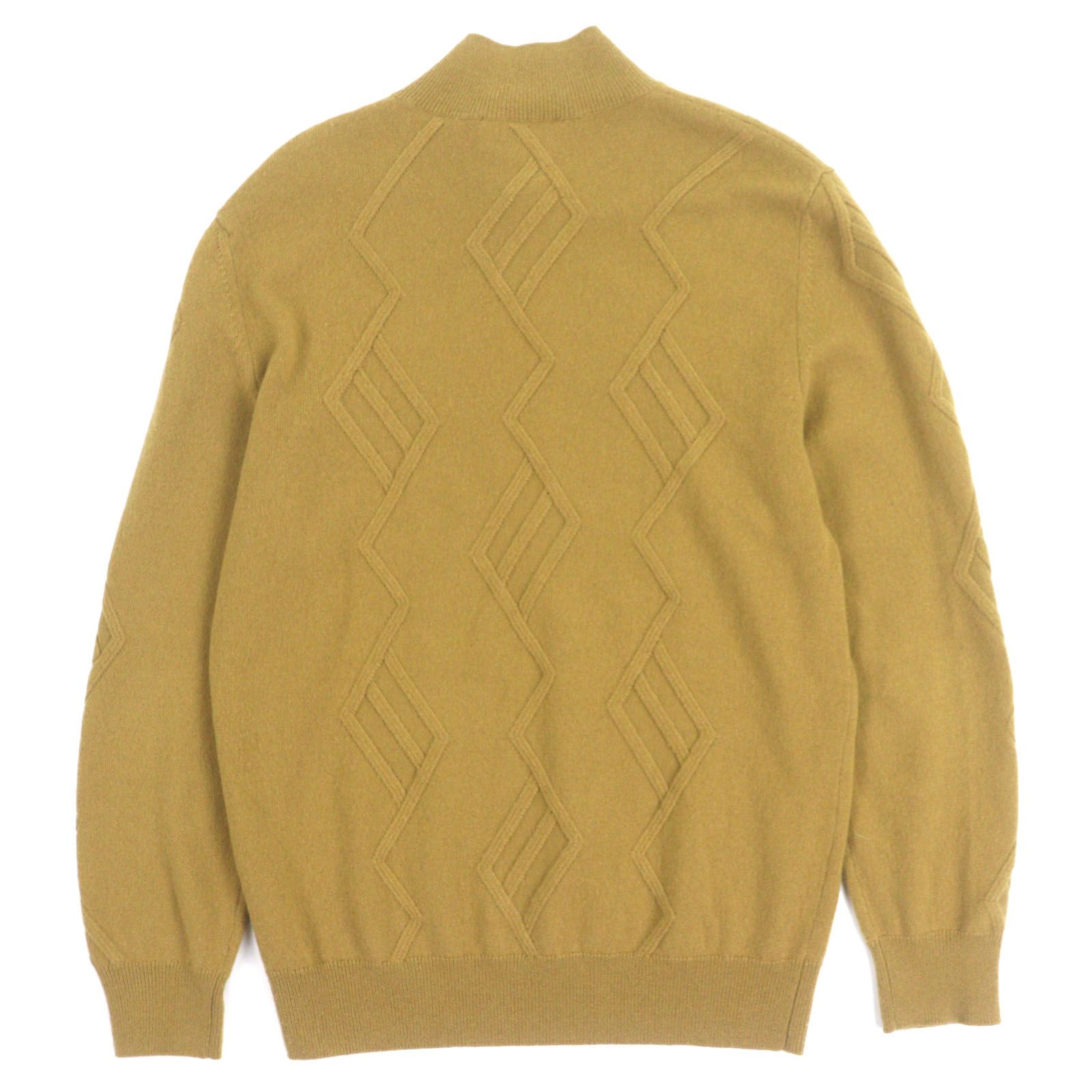 美品▽HERMES エルメス カシミヤ100% デザイン プルオーバー
