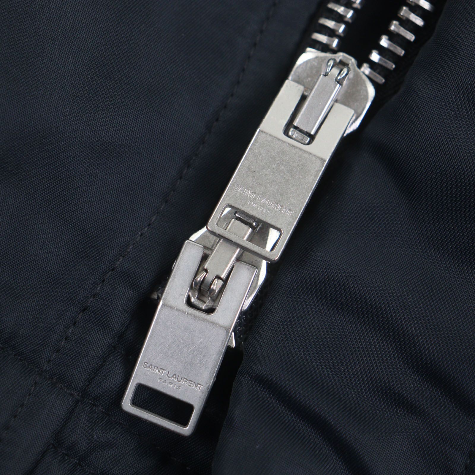 美品▽SAINT LAURENT PARIS サンローランパリ 440808 フーデッド ロゴ