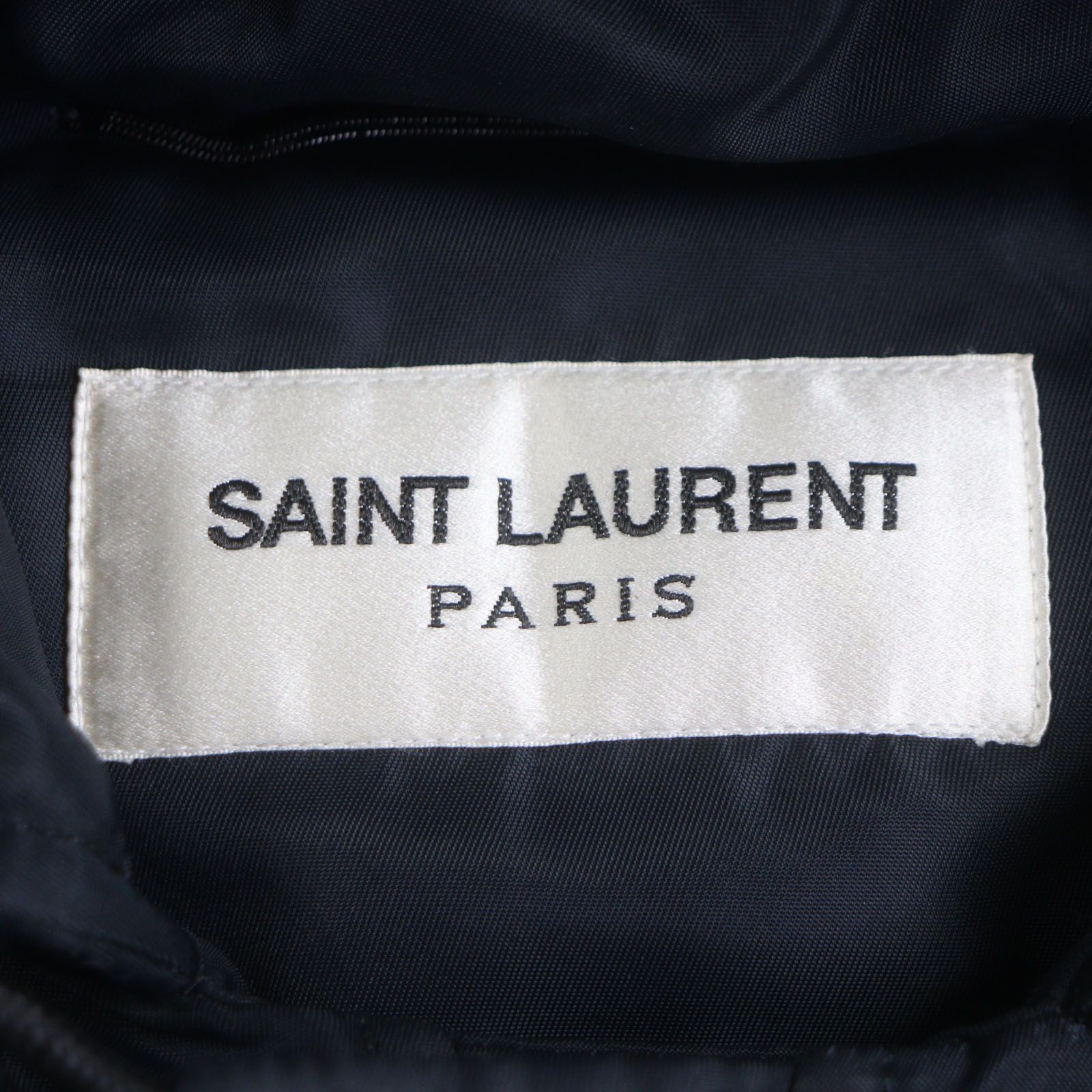 美品▽SAINT LAURENT PARIS サンローランパリ 440808 フーデッド ロゴ