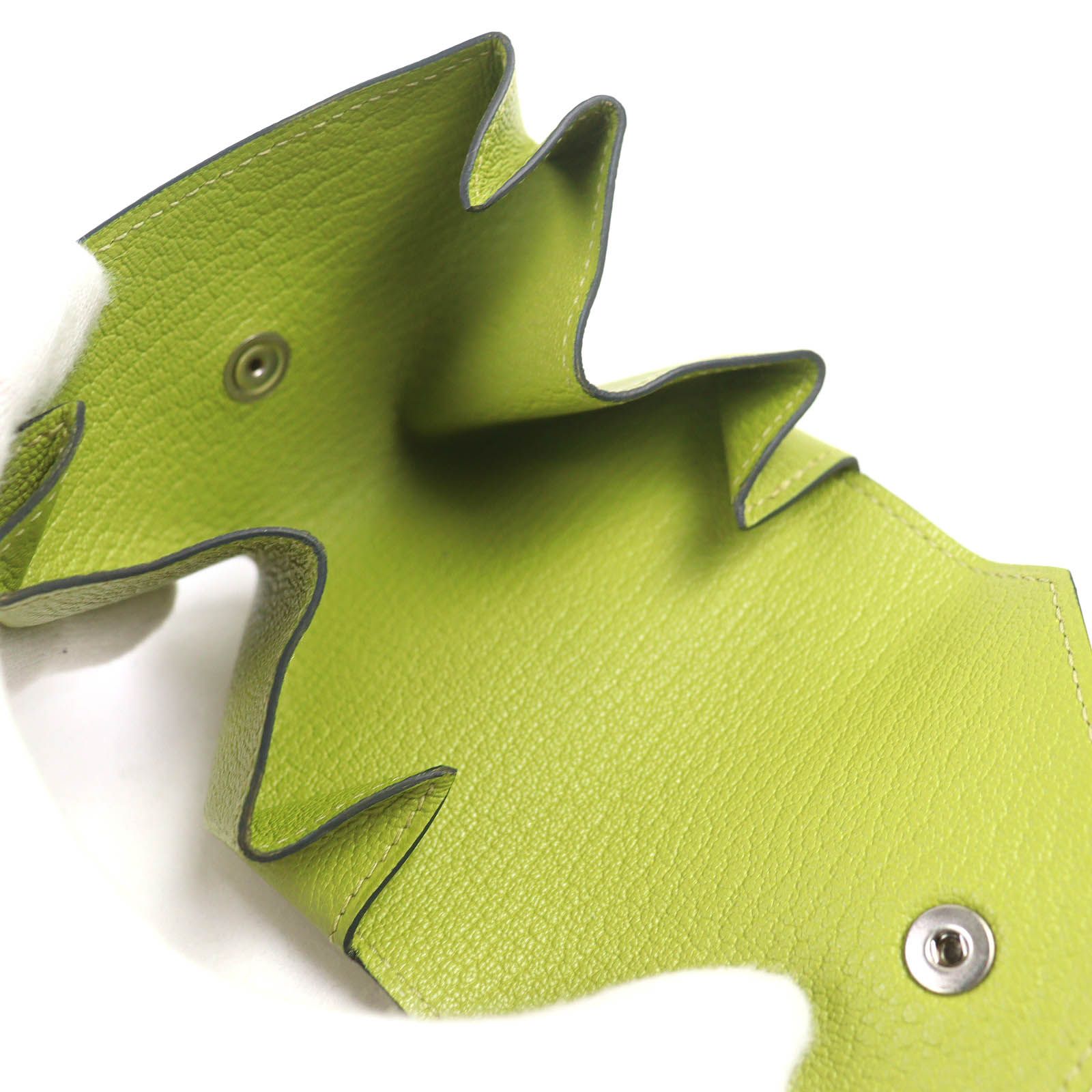 極美品 エルメス ルヴァンキャトル シェーブル ケース ユニセックス 極美品△HERMES エルメス ルヴァンキャトル ル24 シェーブル ヴェール