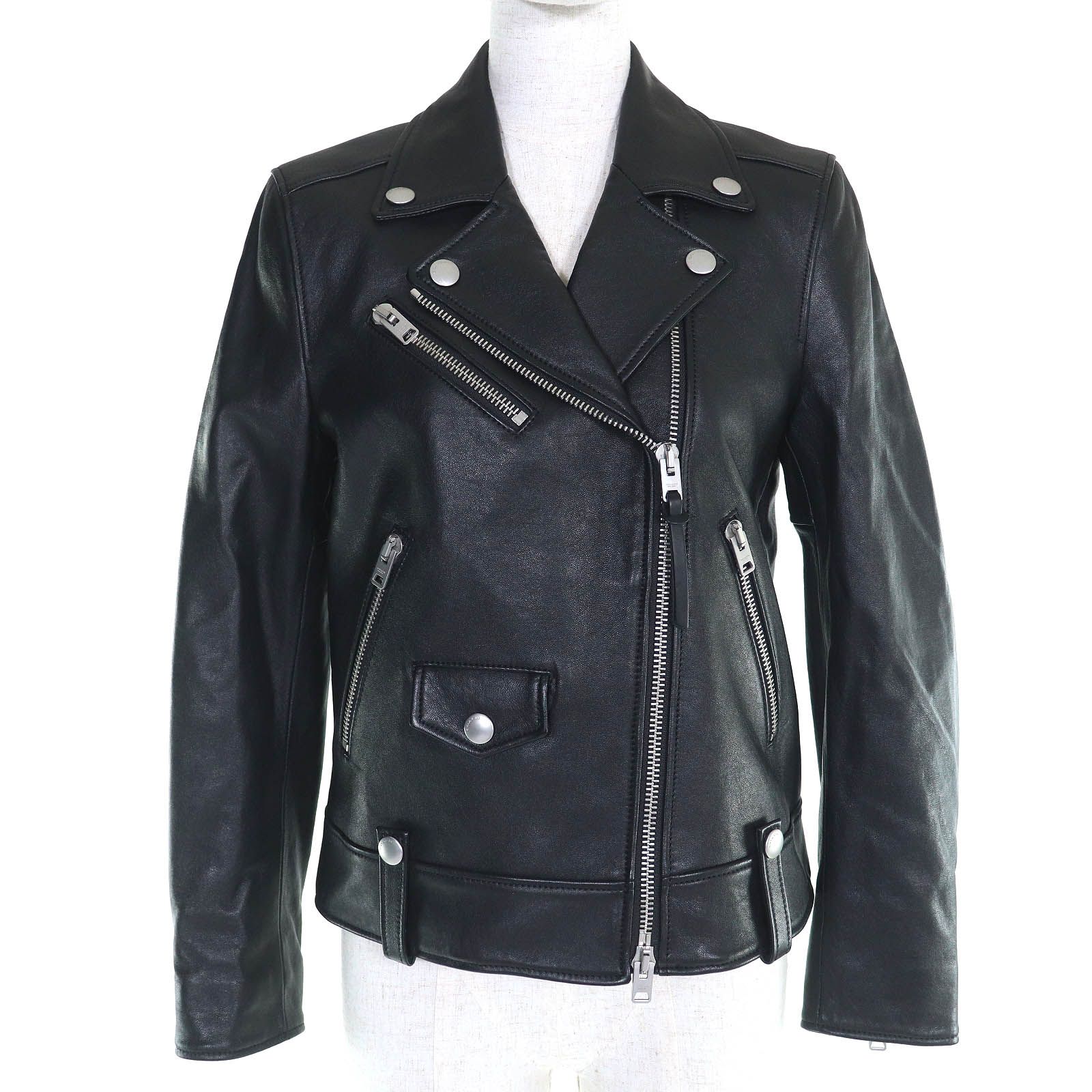 新品未使用！コーチ［ライダース］ダブル　ジップ　レザー　羊革　サイズS MAISON SPECIAL - シープレザー ダブルライダース ジャケット - Dress