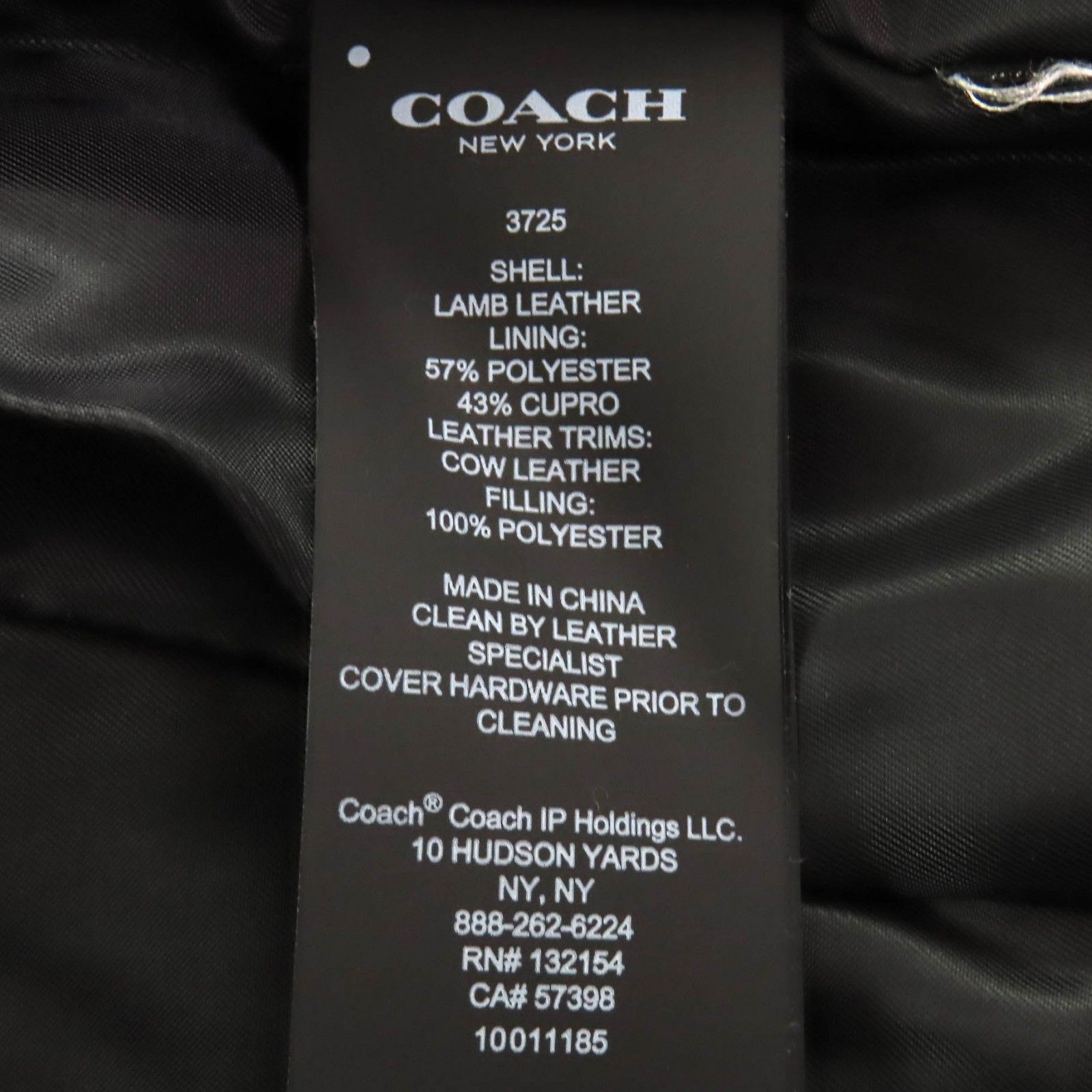 ラムレザー 中綿