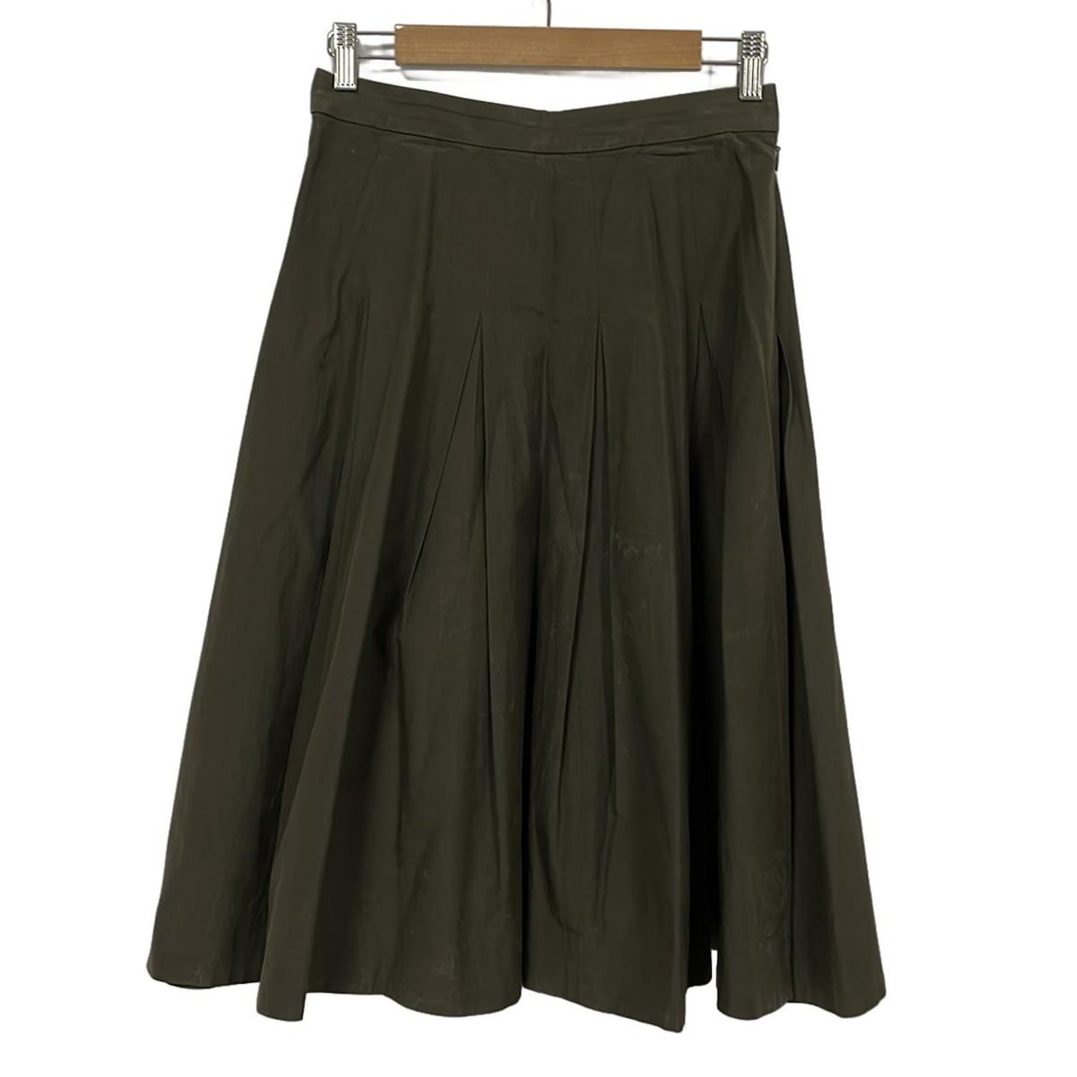 MargaretHowell マーガレットハウエル スカート サイズ1 S レディース カーキ ひざ丈