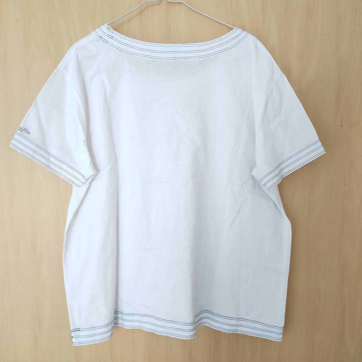 上品 ディオール Christian Dior SPORTS 白 スウェット 花刺繍 Mサイズ