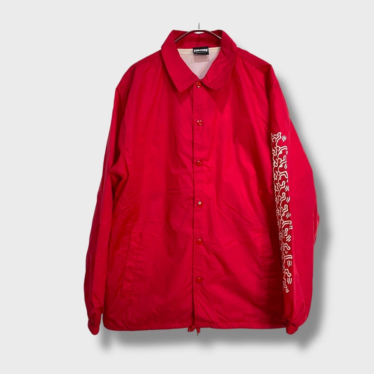 ☆THRASHER☆スラッシャー☆キースへリング☆コーチジャケット