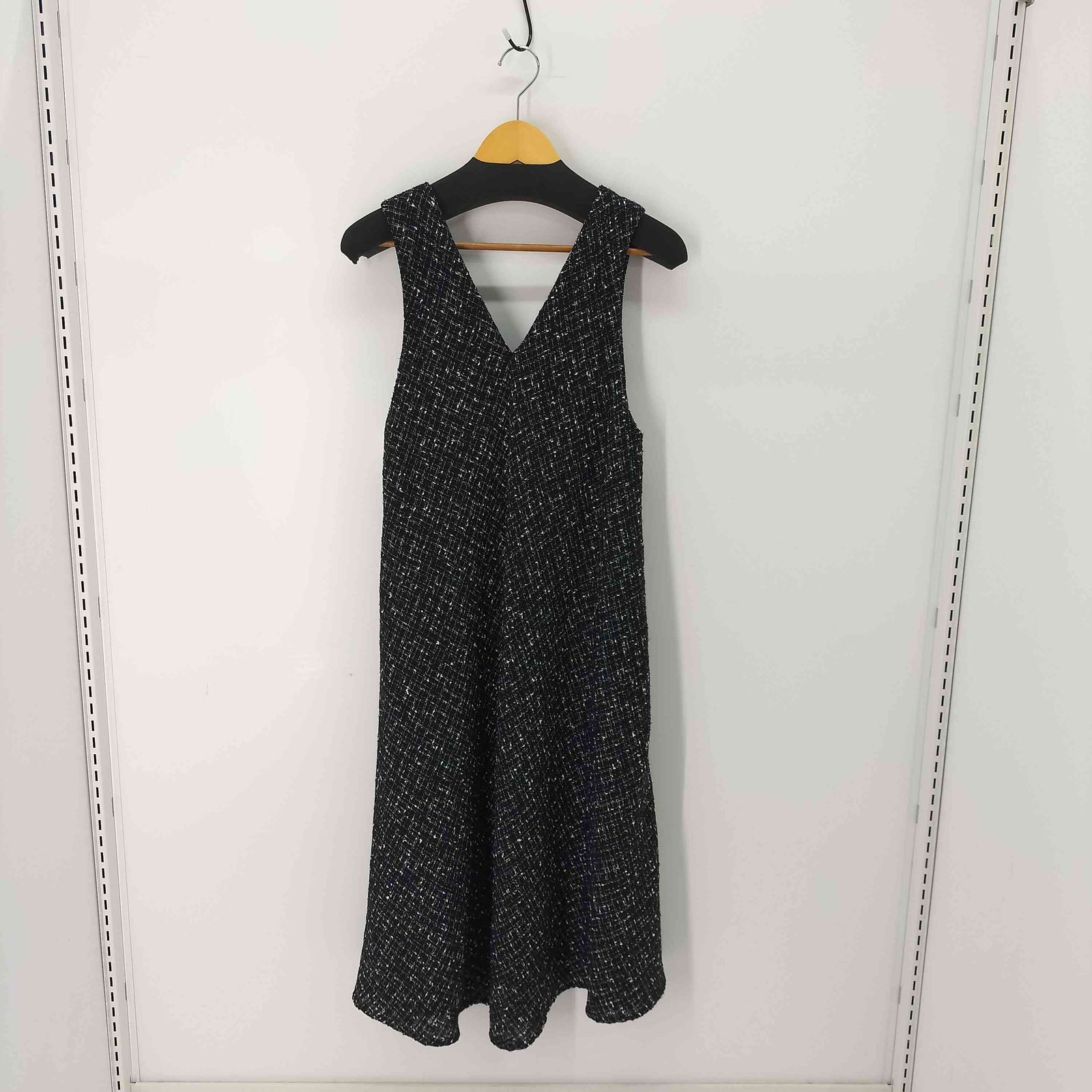 ビアズリー BEARDSLEY ツイードフレアーワンピース レディース JPN：0