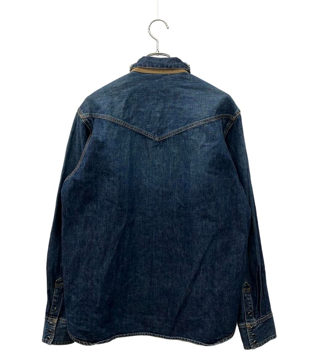 Sacai デニムシャツ 12-00238 ダークブルー Sacai デニムシャツ 12-00238 ダークブルー Sacai デニムシャツ 12