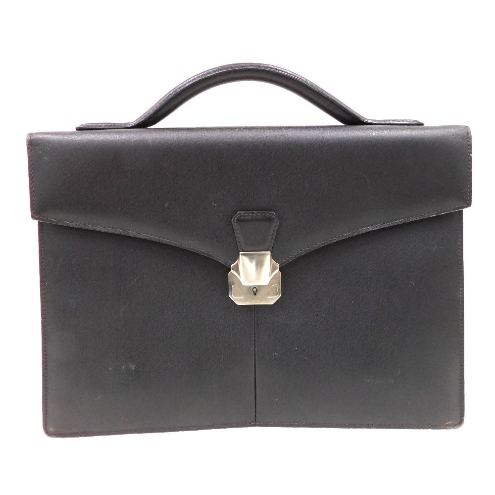 ダンヒル　ビジネスバッグ Hn611971 ビジネスバッグ ダンヒル 書類カバン レザー #濃茶 中古