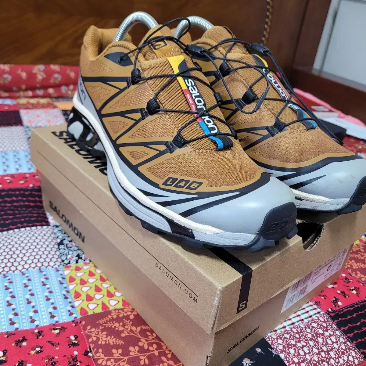  SALOMON サロモン XT 6 ブラウン 265 mm 登山靴 トレッキングシューズ アウトドアシューズ